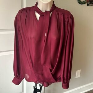 Bourgondy blouse